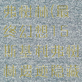 ff15斯基利弗树林(最终幻想15斯基利弗树林遗迹隐藏迷宫)