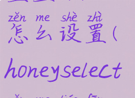honeyview设置显示psd怎么设置(honeyselect怎么调分辨率)
