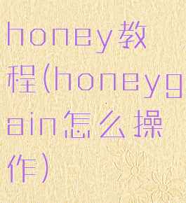 honey教程(honeygain怎么操作)
