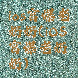 ios宫爆老奶奶(iOS宫爆老奶奶)