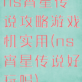 ns宵星传说攻略游戏机实用(ns宵星传说好玩吗)