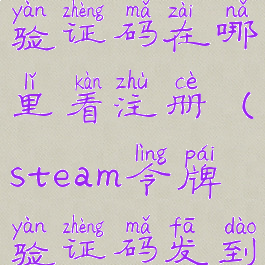 steam令牌验证码在哪里看注册(steam令牌验证码发到哪里)