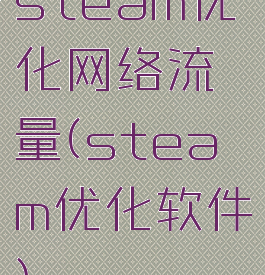 steam优化网络流量(steam优化软件)