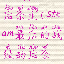 steam最后的战役劫后余生(steam最后的战役劫后余生可以联机吗)