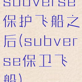 subverse保护飞船之后(subverse保卫飞船)