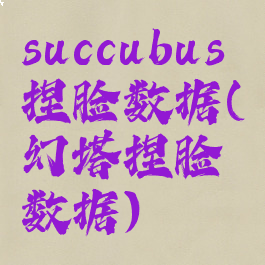 succubus捏脸数据(幻塔捏脸数据)