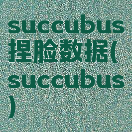 succubus捏脸数据(succubus)