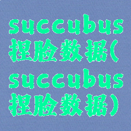 succubus捏脸数据(succubus捏脸数据)