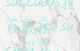 succubus捏脸数据(sucm捏脸)