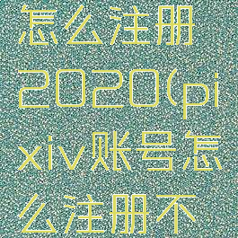 pixiv账号怎么注册2020(pixiv账号怎么注册不了手机)