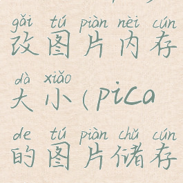 picasa中修改图片内存大小(pica的图片储存路径)