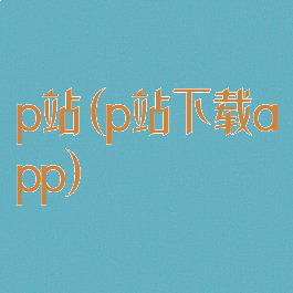 p站(p站下载app)