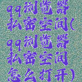 qq浏览器私密空间(qq浏览器私密空间怎么打开)