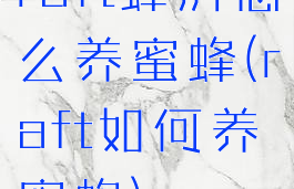 raft蜂房怎么养蜜蜂(raft如何养蜜蜂)
