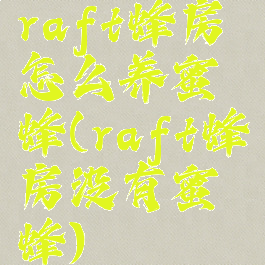 raft蜂房怎么养蜜蜂(raft蜂房没有蜜蜂)
