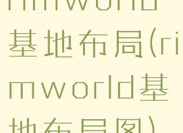 rimworld基地布局(rimworld基地布局图)