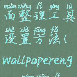 wallpaperenginer兼容桌面整理工具设置方法(wallpaperengine能整理图标吗)