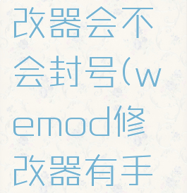 wemod修改器会不会封号(wemod修改器有手机版吗)