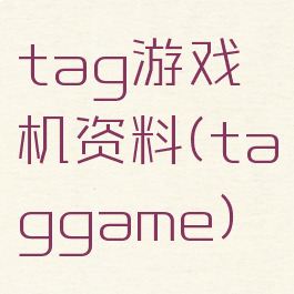 tag游戏机资料(taggame)