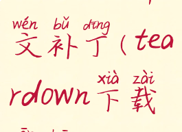 teardown中文补丁(teardown下载安装)