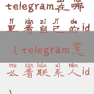 telegram在哪里看自己的id(telegram怎么看联系人id)