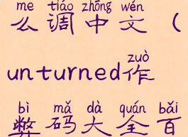 unturned怎么调中文(unturned作弊码大全百度文库)