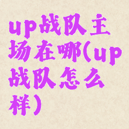 up战队主场在哪(up战队怎么样)