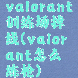 valorant训练场掉线(valorant怎么练枪)