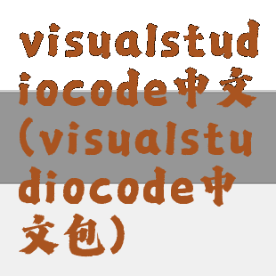 visualstudiocode中文(visualstudiocode中文包)