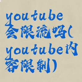 youtube会限流吗(youtube内容限制)